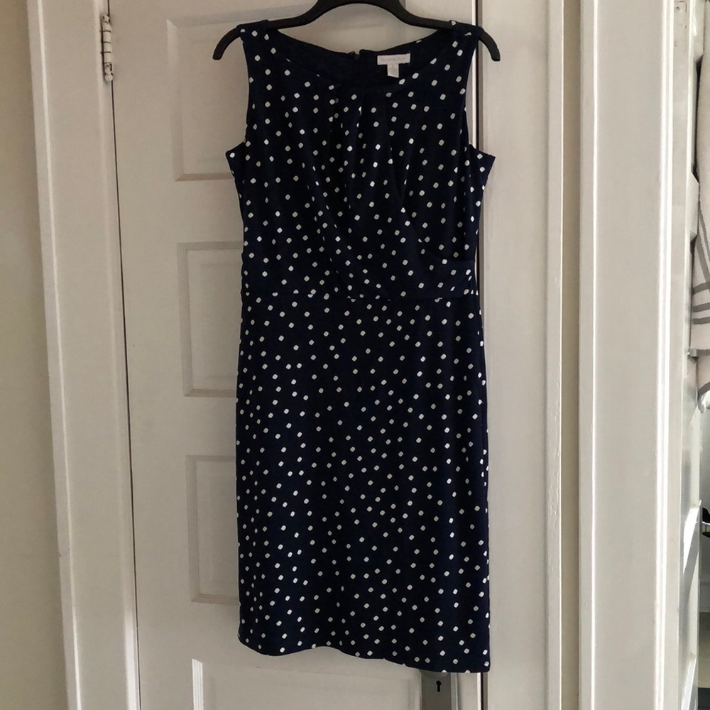 Navy Blue & Polka Dot dress